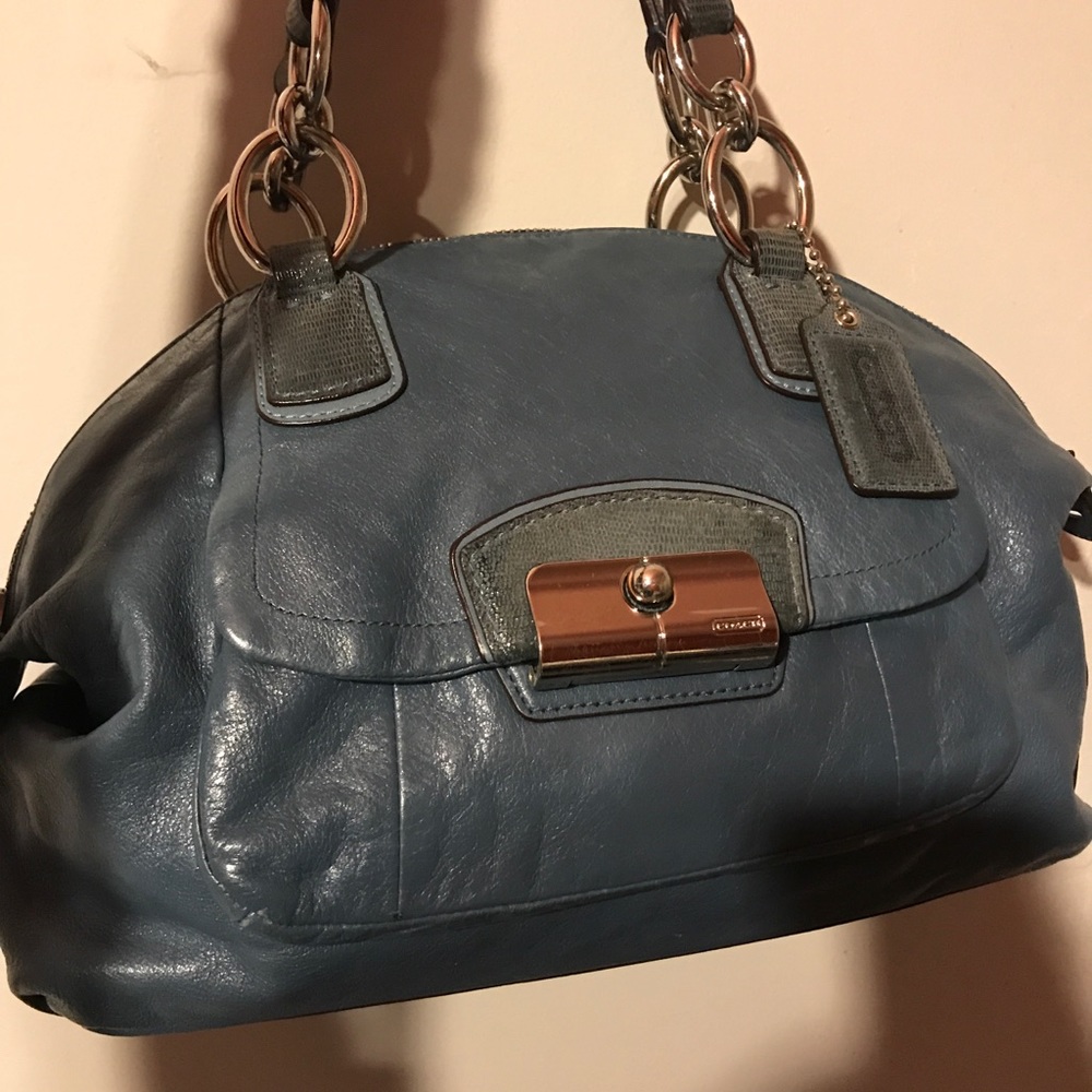 Coach Blue Bag LIKE NEW 💙